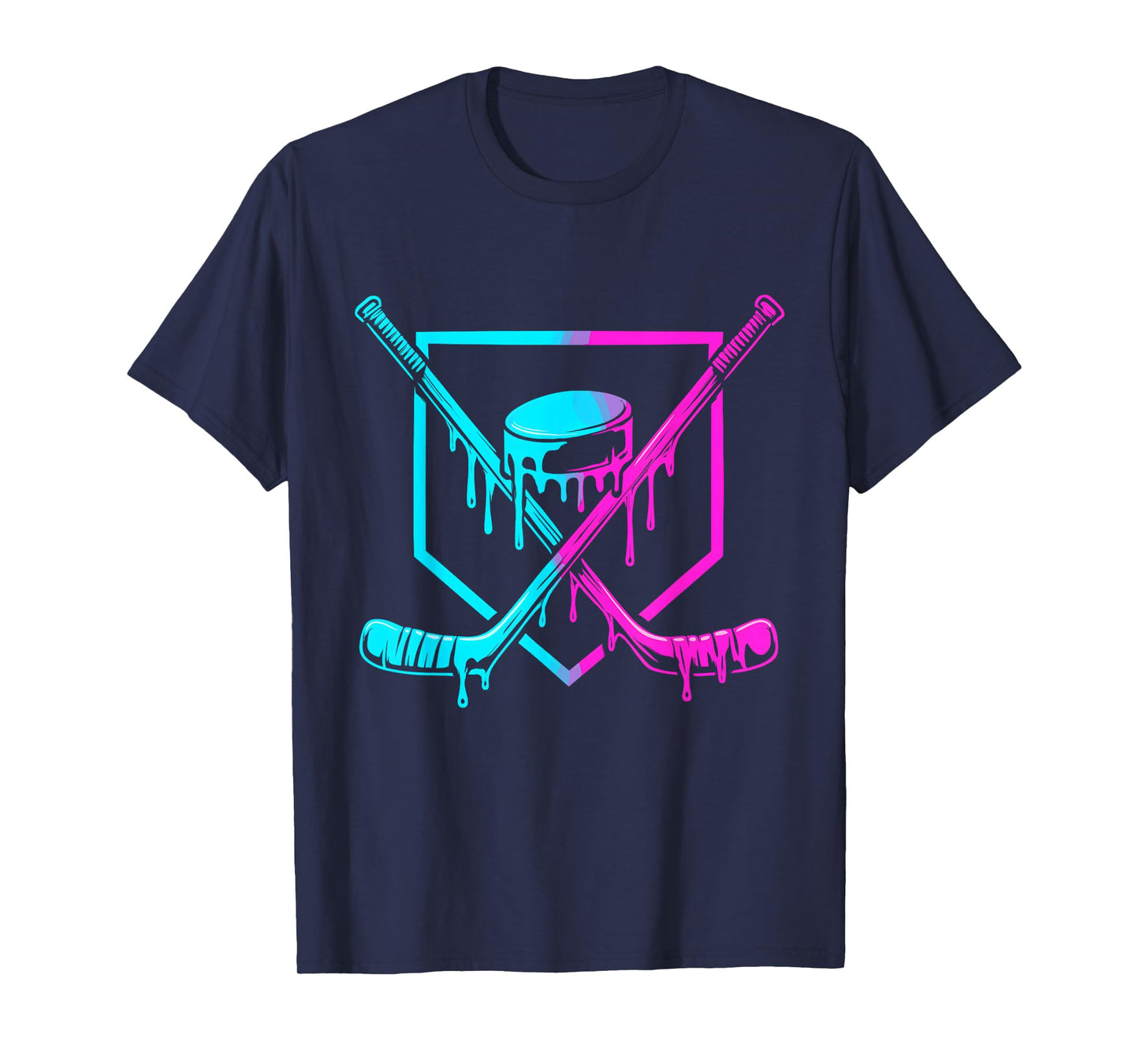 Hockey Drip for Boys Ice Cream Drip Youth Boys Hockey Kids T-Shirt