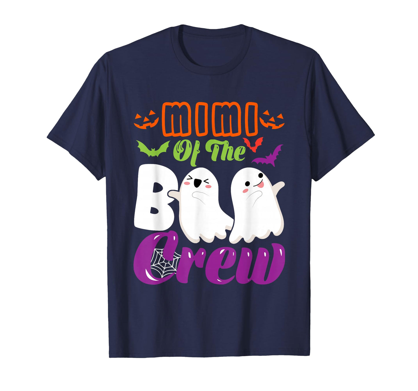 Mimi Of Boo Halloween Crew Costume Boo Ghost Lover Family T-Shirt
