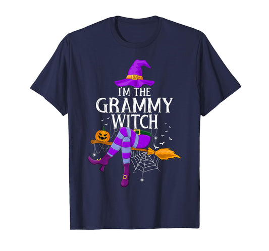 Matching Family Costume I'm The Grammy Witch Halloween Women T-Shirt