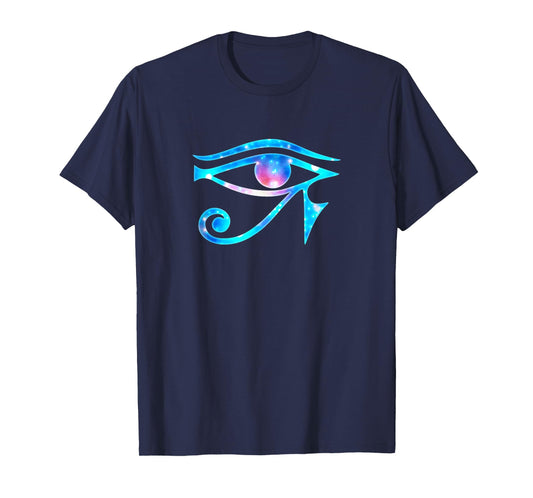 GALAXY STYLE by yuma Eye of Horus Egyptian Protection Symbol Lucky Charms T-Shirt