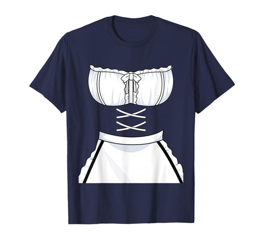 Japanese Anime French Apron - Maid Dress Cosplay Costume T-Shirt