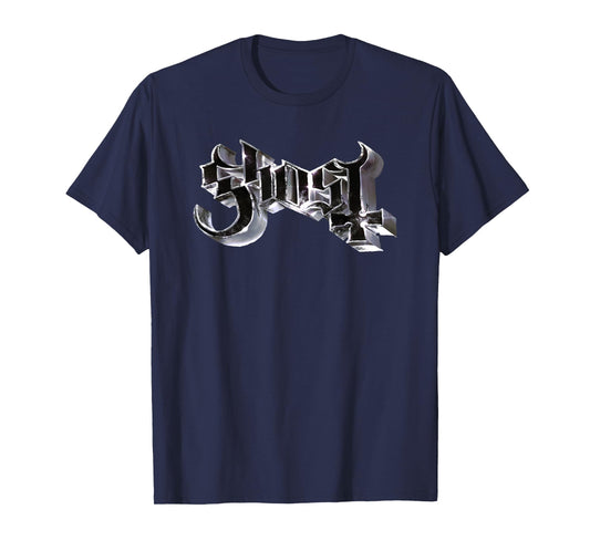 Ghost – Skeleta Chrome Logo T-Shirt