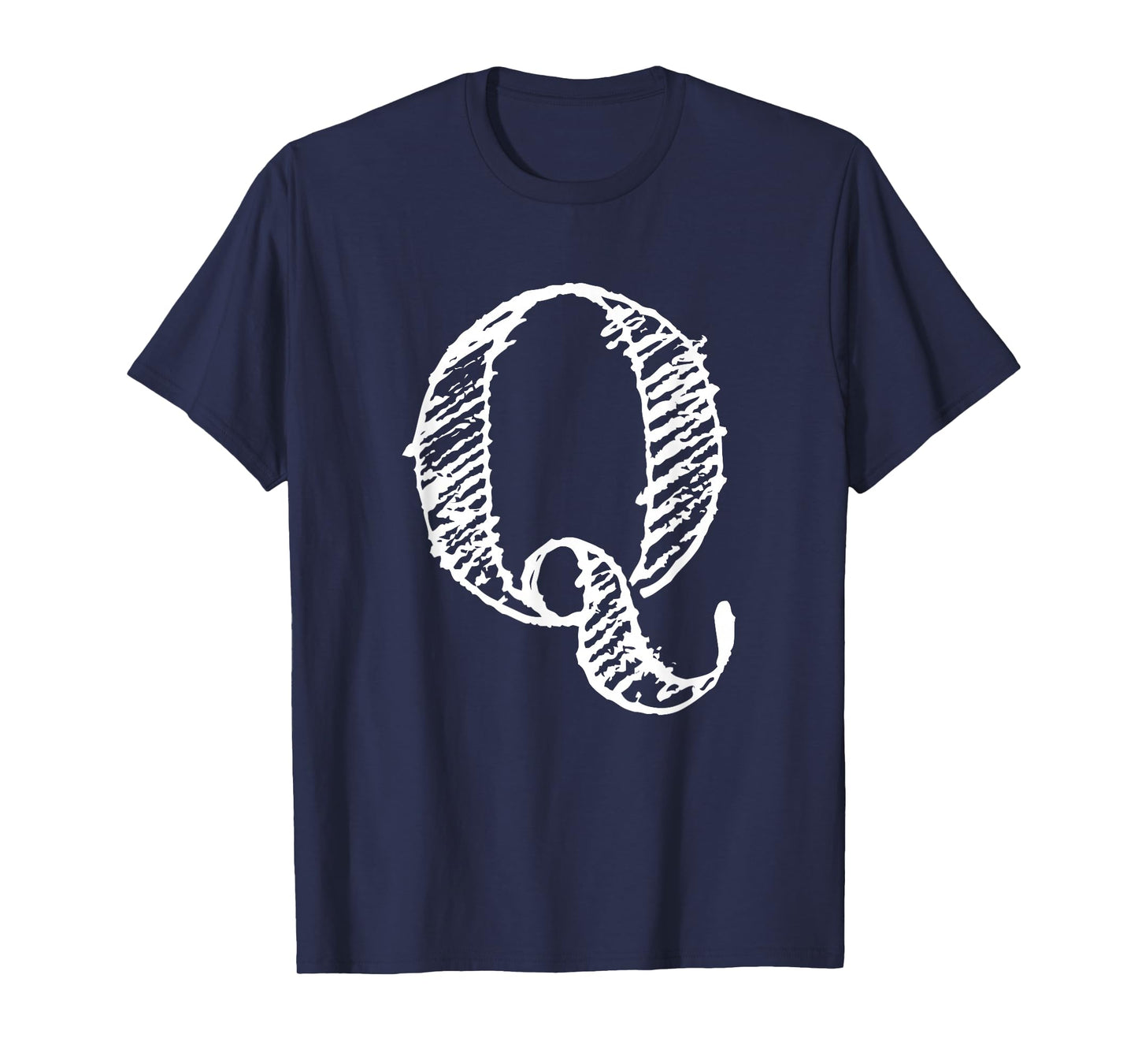 Bold Letter Q - Decorative Alphabet Big Font Capital Letter T-Shirt