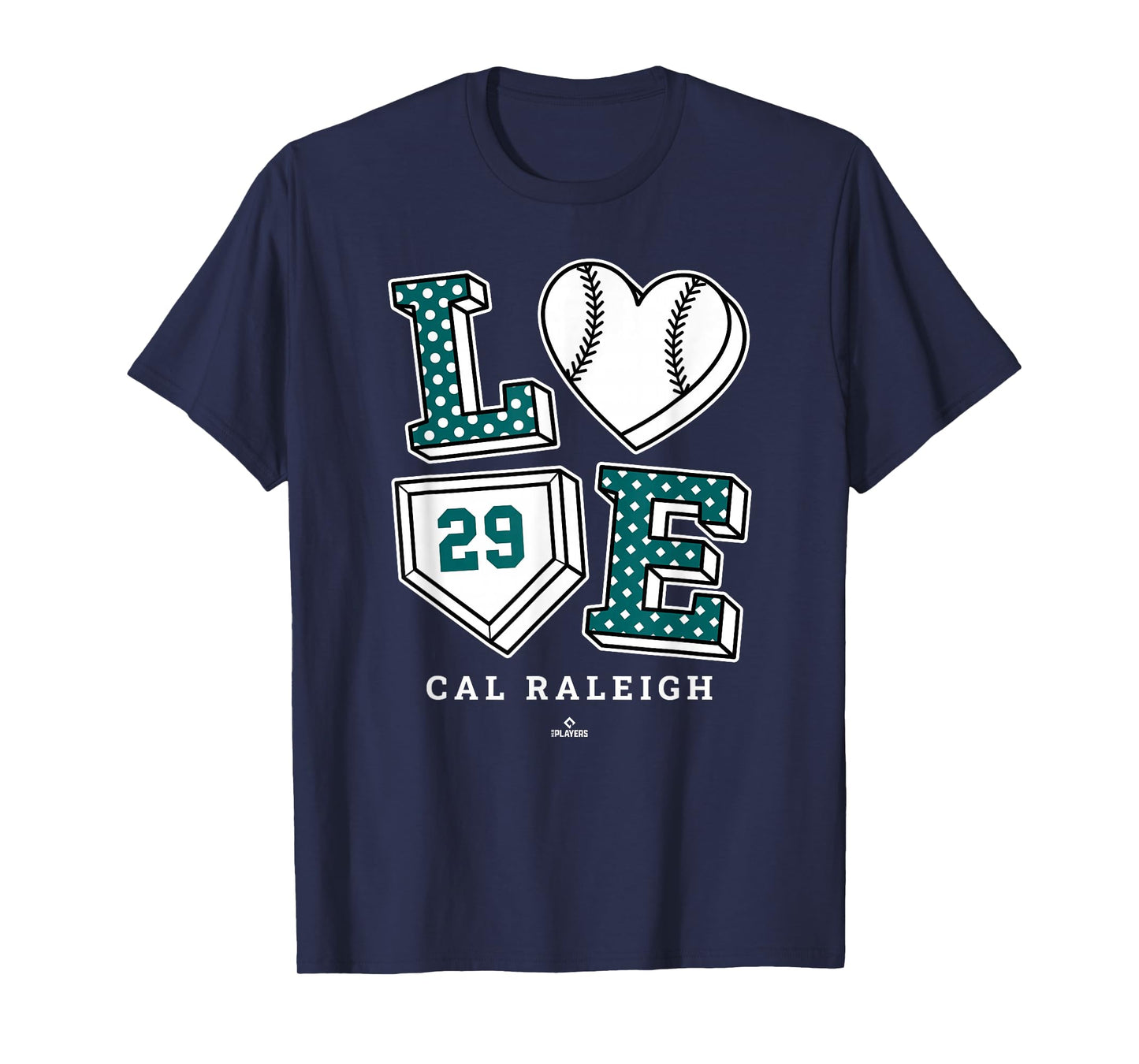 Love Cal Raleigh Seattle MLBPA T-Shirt