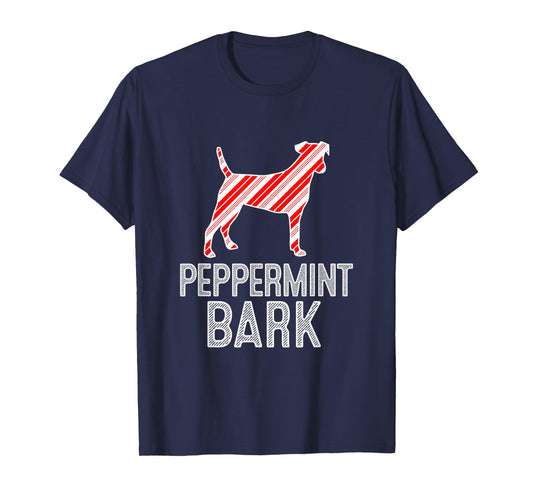 Fox Terrier Peppermint Bark Christmas Dog T-Shirt