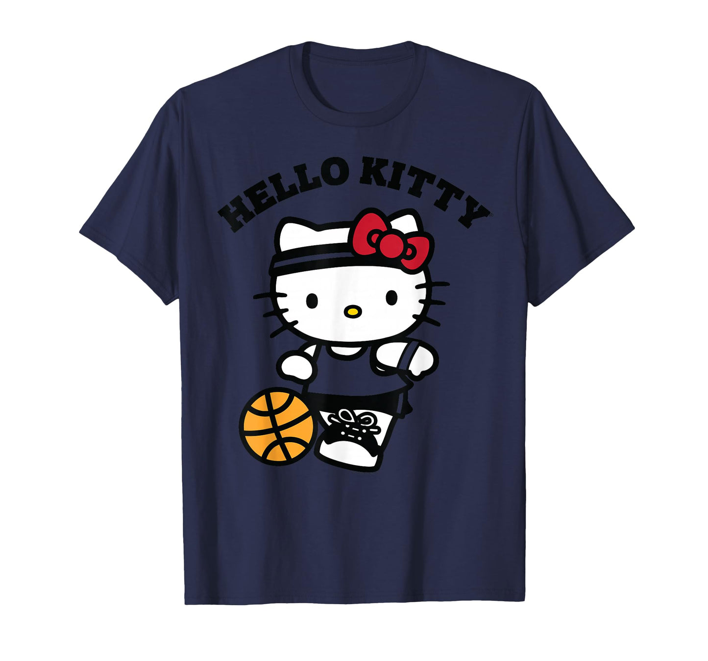 Hello Kitty Unisex Kids Basketball T-Shirt, Blue, Small