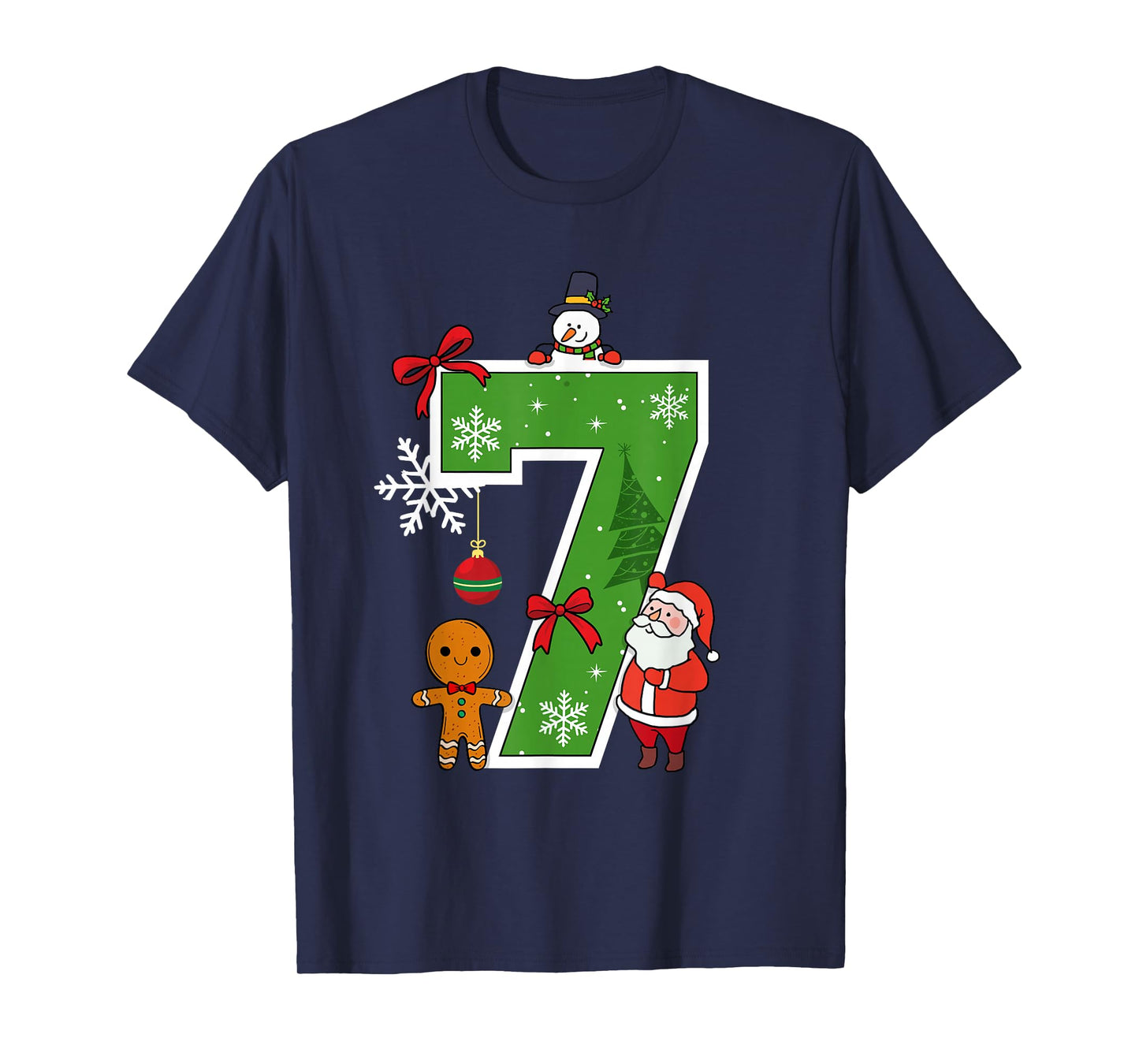 Number 7 Matching 67 Meme Christmas Costume Men Women Kids T-Shirt