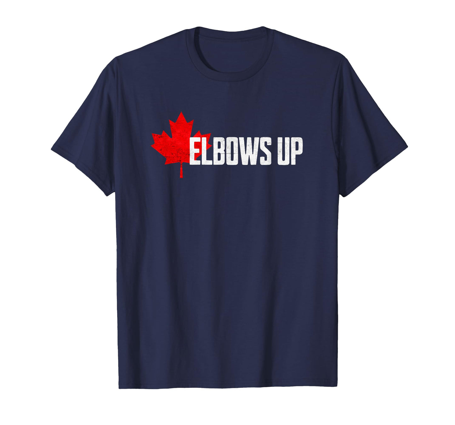 Elbows Up Canada Political Protest Proud Canadian Hockey T-Shirt