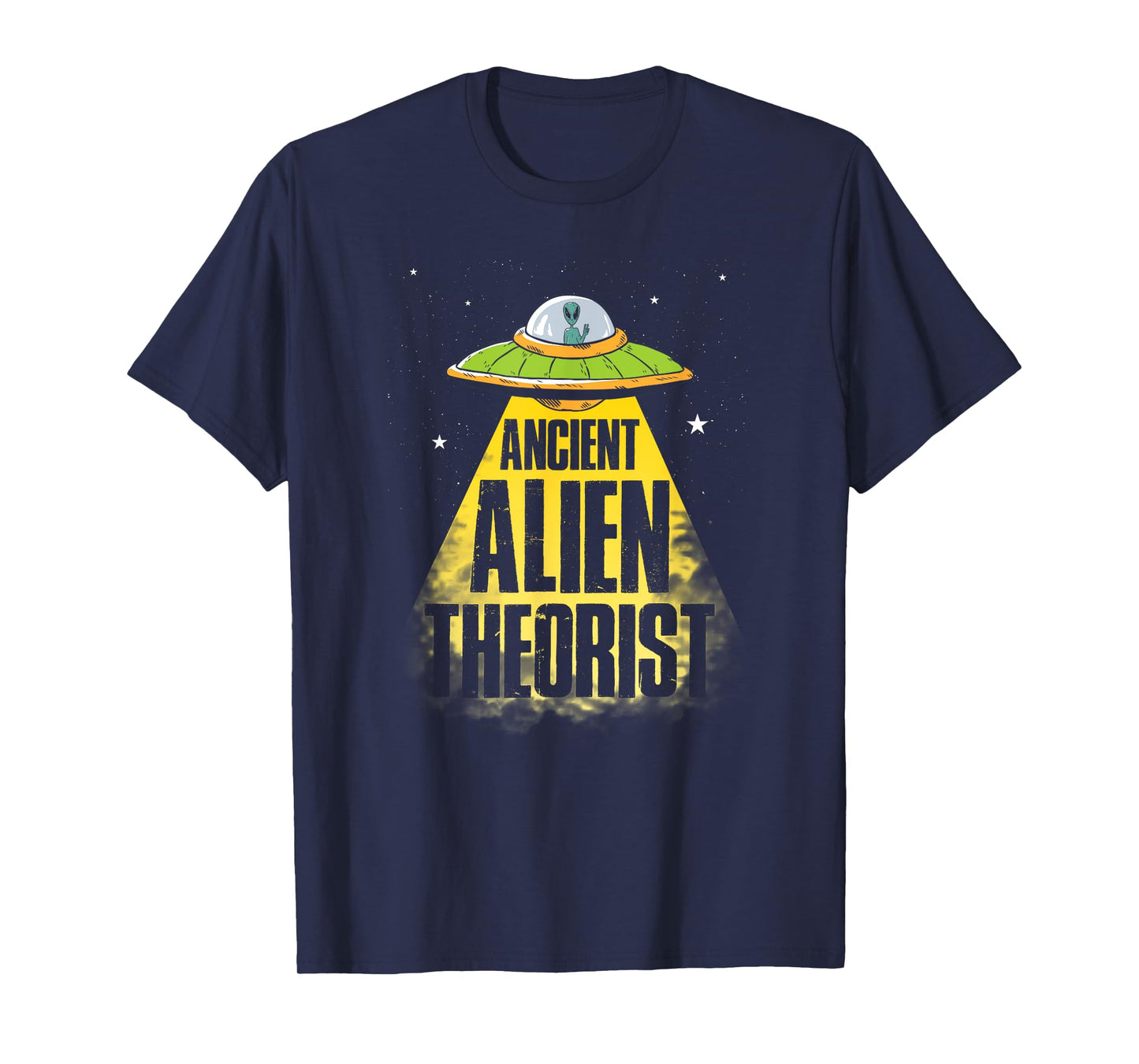 Ancient Alien Theorist Clothing Alien Fan UFO Lover T-Shirt Black Classic Fit Short Sleeve