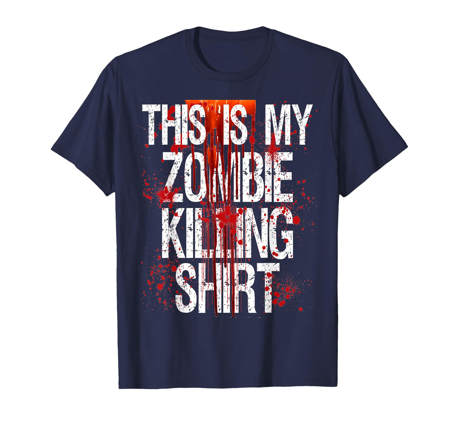 Halloween T-Shirt Gift Shop This Is My Zombie Killing Shirt T-Shirt
