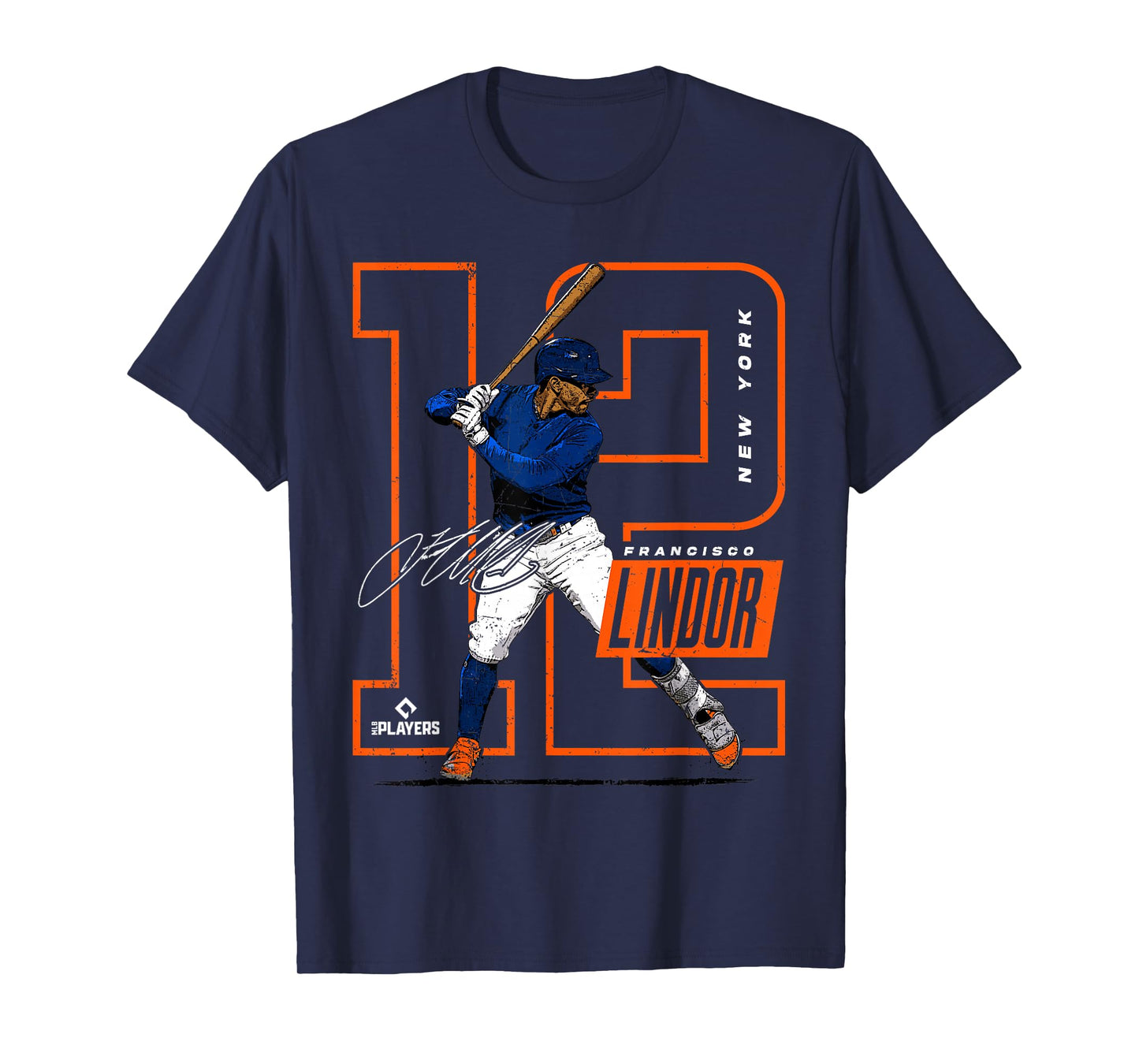 Francisco Lindor | New York Baseball MLB Player | MLBLIN4007 T-Shirt