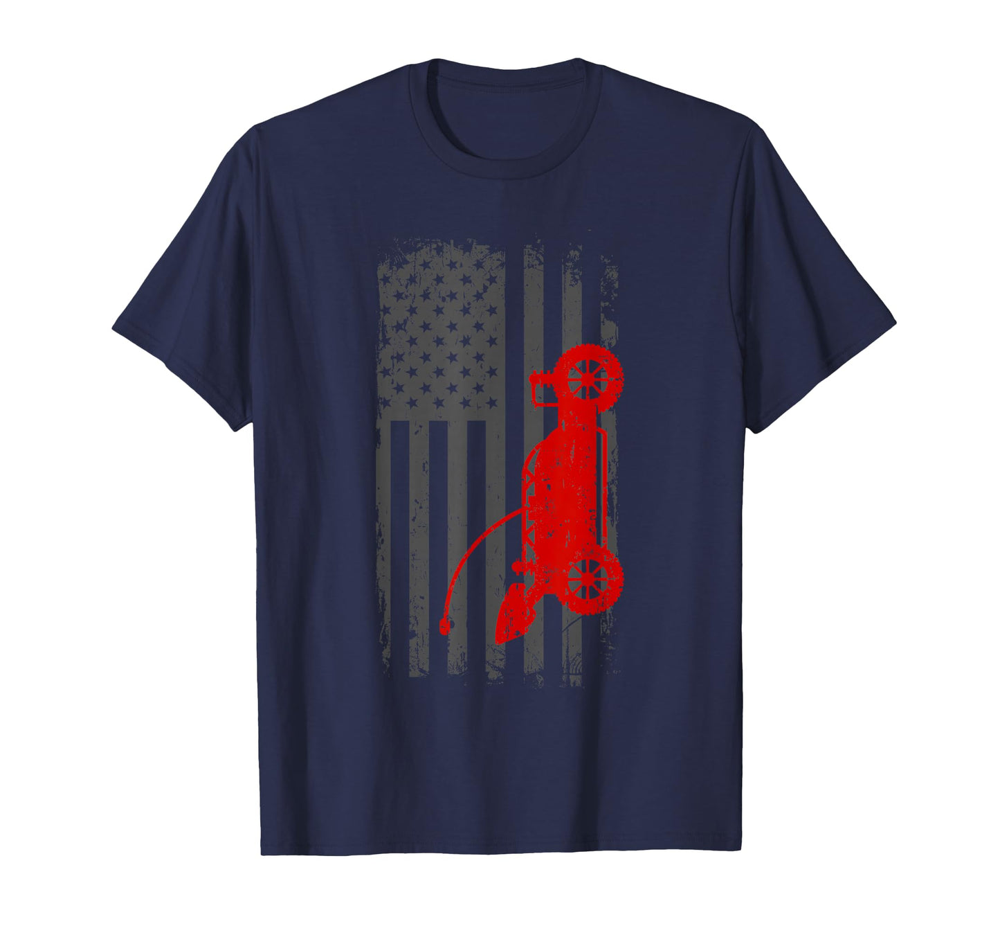 Distressed RC Car American Flag Racing Racers T-Shirt