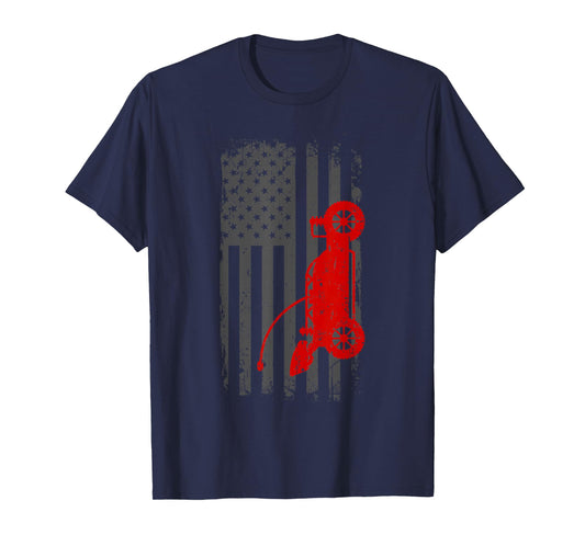 Distressed RC Car American Flag Racing Racers T-Shirt