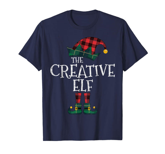 The Creative Elf Matching Family Group Gift Funny Christmas T-Shirt