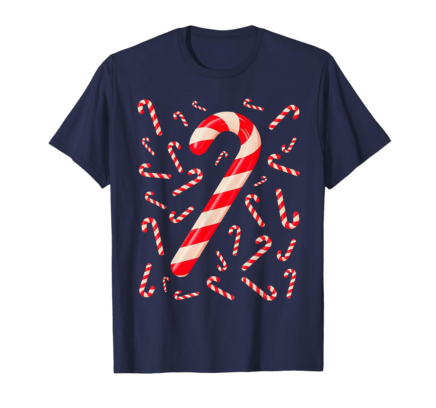 Candy Cane Christmas Matching Family Funny Xmas Pajamas T-Shirt