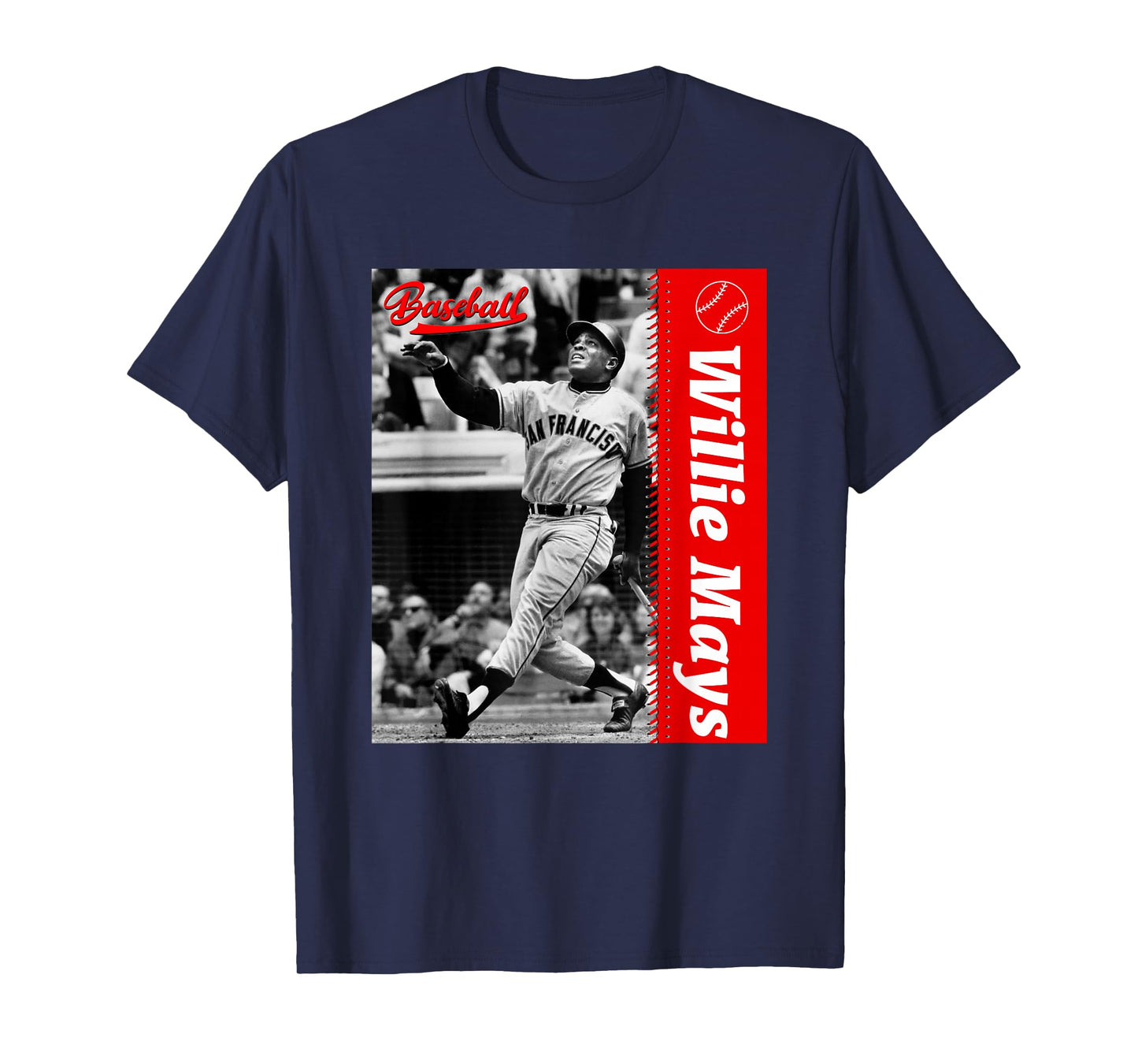 Willie Mays_Baseball_077 T-Shirt