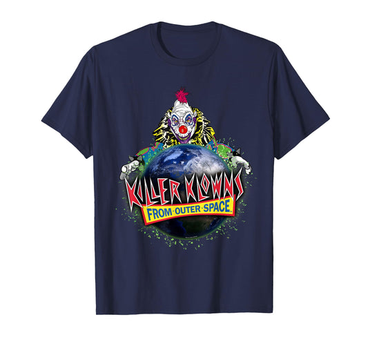 Killer Klowns from Outer Space Klownzilla Earth Invasion T-Shirt