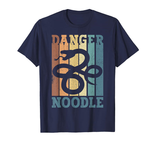 Snake Danger Noodle Retro T-Shirt