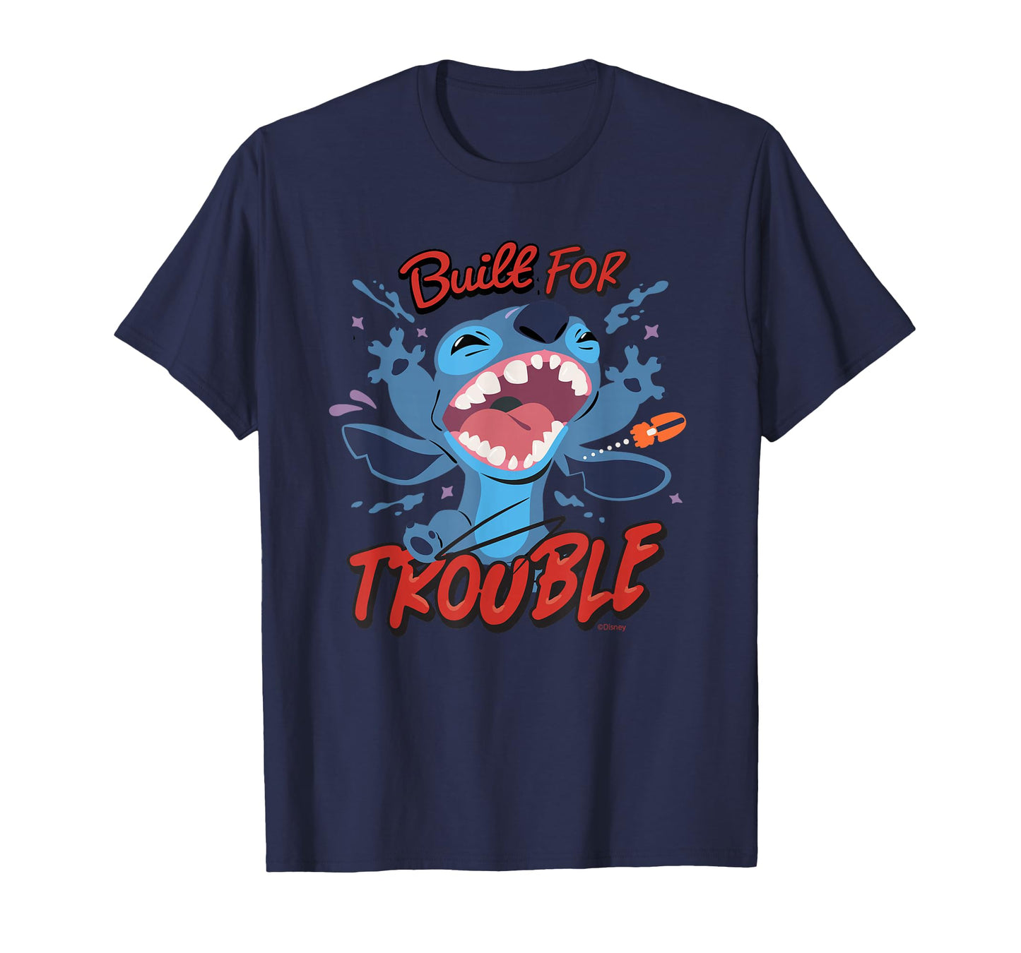 Disney Stitch Built for Trouble T-Shirt