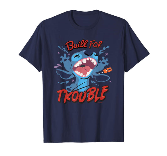 Disney Stitch Built for Trouble T-Shirt
