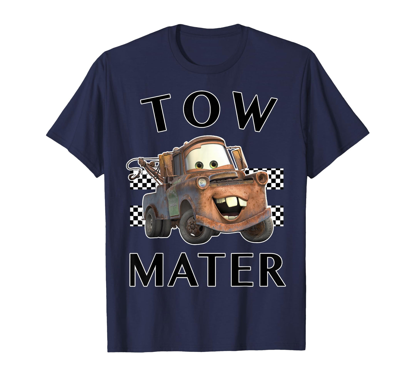 Disney Pixar Cars Tow Mater Finish Graphic T-Shirt T-Shirt