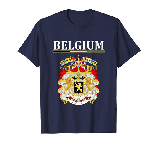 Belgium T-shirt Belgian Flag Emblem Shirt Great Gift Tee T-Shirt