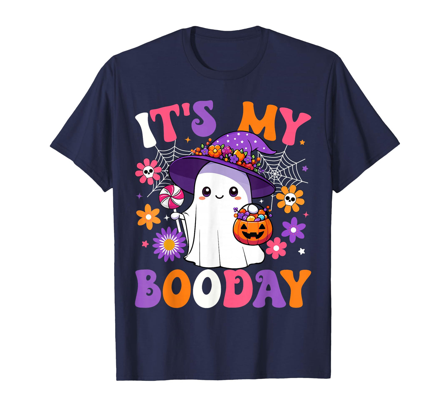 It's My Boo Day Anniversary Funny Halloween Birthday Ghost T-Shirt