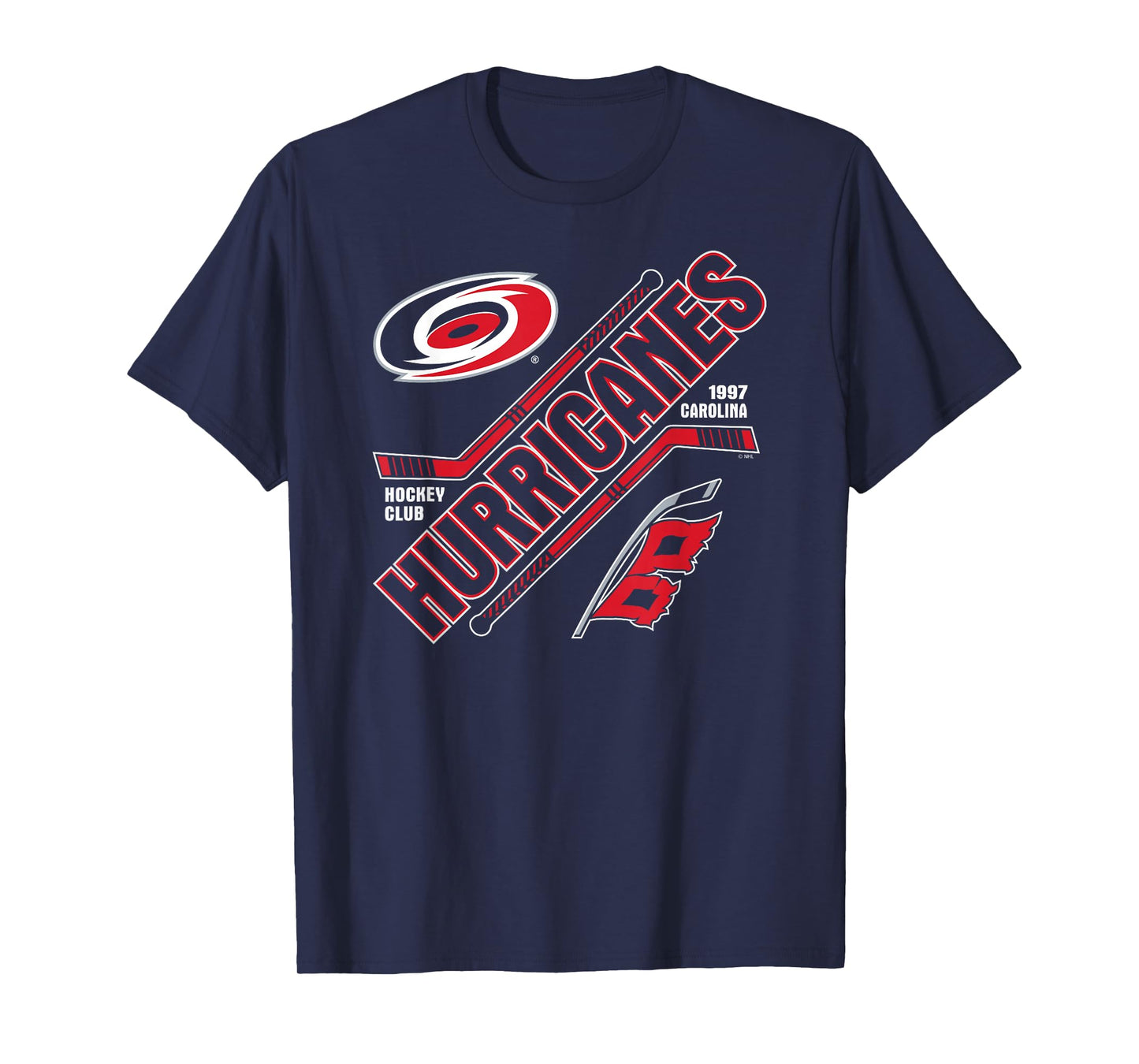 Carolina Hurricanes Force Black Officially Licensed T-Shirt