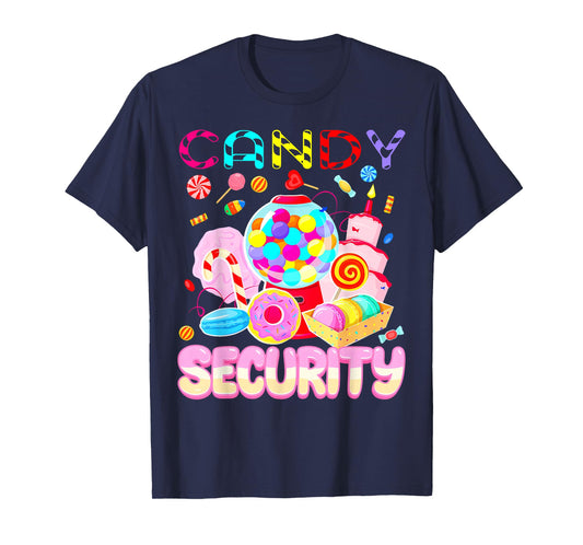 Candy Security Funny Halloween Costume T-Shirt
