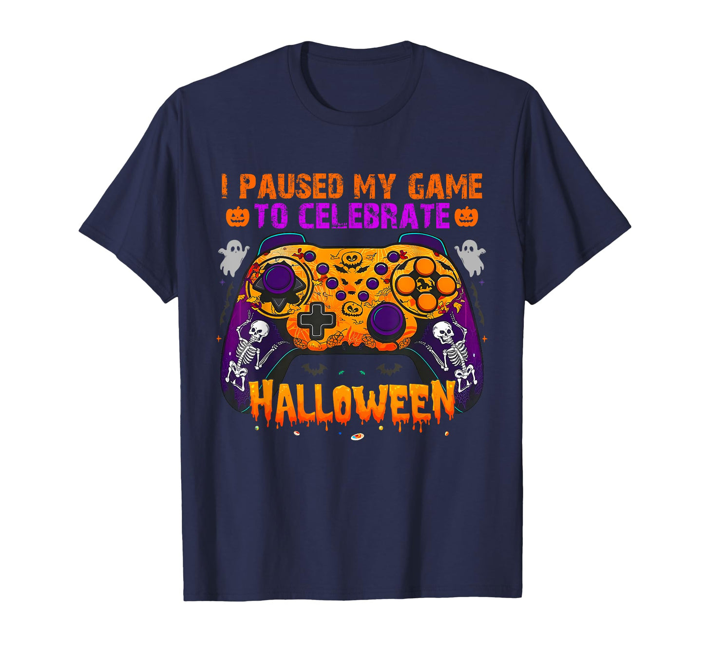 Boys Halloween Shirt Gaming Gamer Boys Halloween Costume T-Shirt