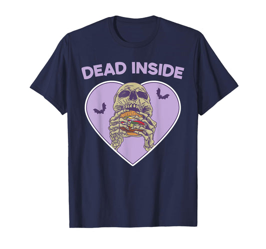 Dead Inside Skeleton Yami Kawaii Mental Illness Menhera T-Shirt