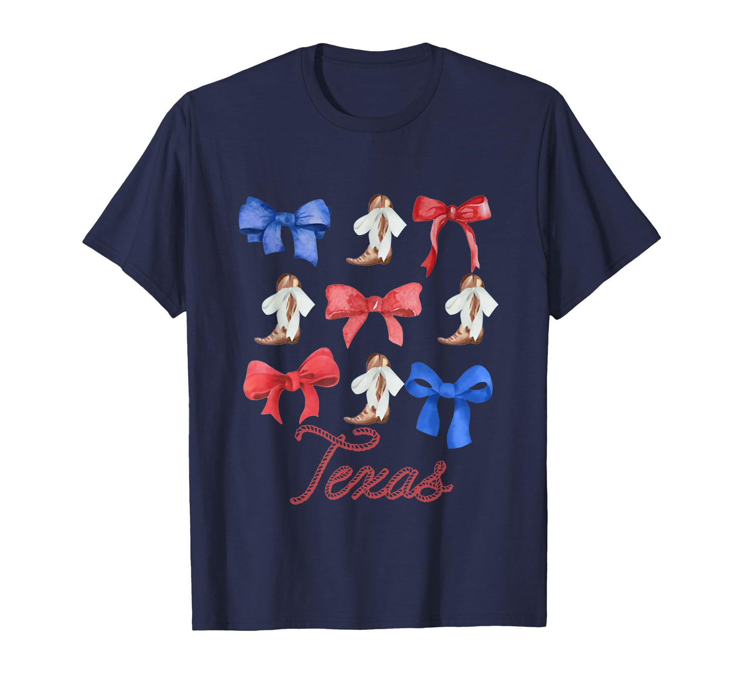 Coquette Bow Texas Cowgirl, Cute Houston T-Shirt