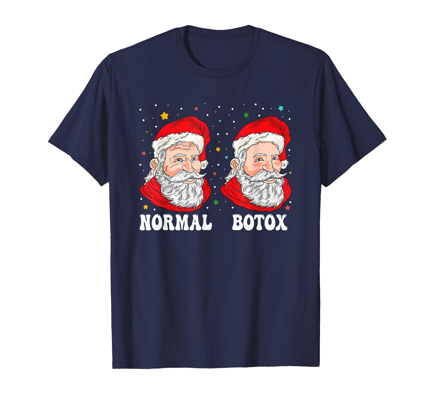 Botox Humor Santa Womens Plastic Surgeon Botox Christmas T-Shirt