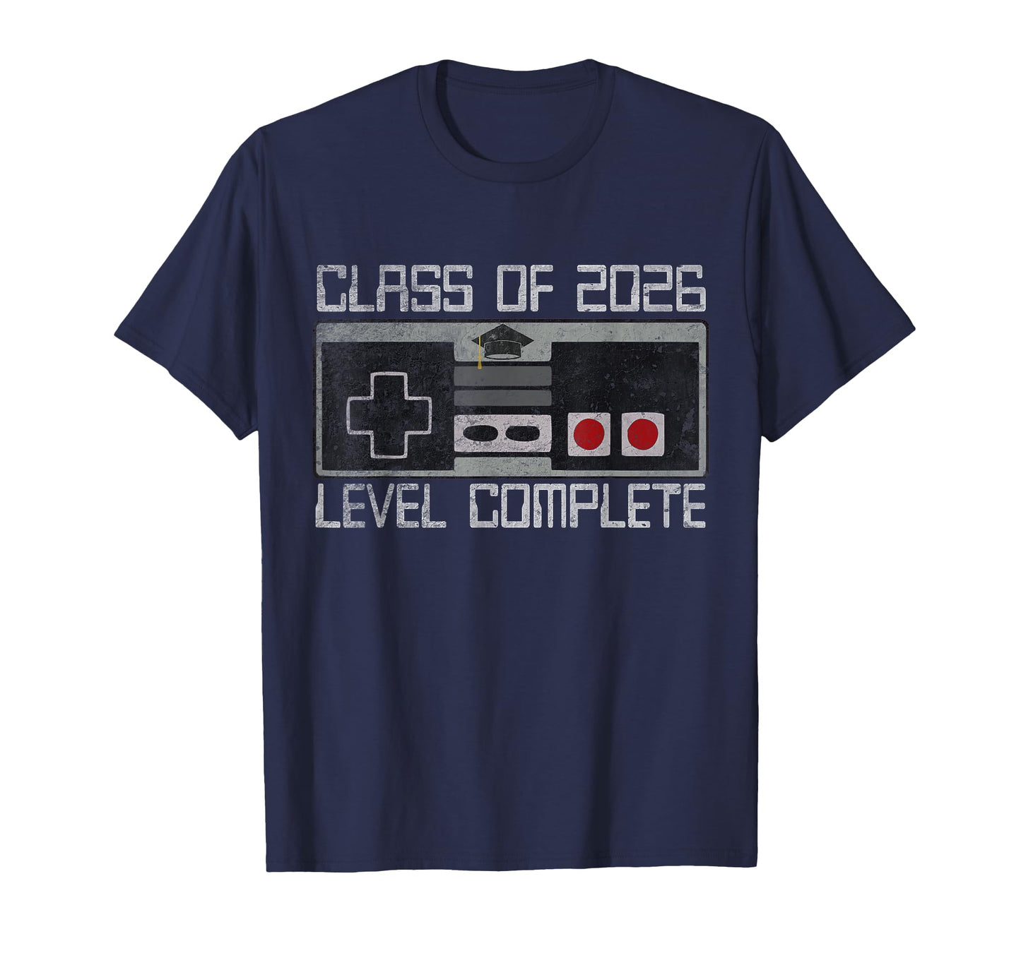 Class of 2026 Level Complete Senior Graduation For Gamer T-Shirt