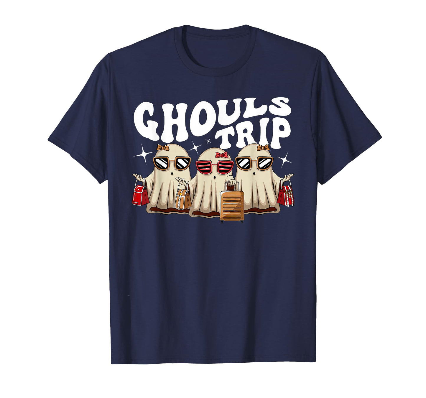 Ghouls Trip Halloween Spooky Cute Women Ghost Girls Trip T-Shirt