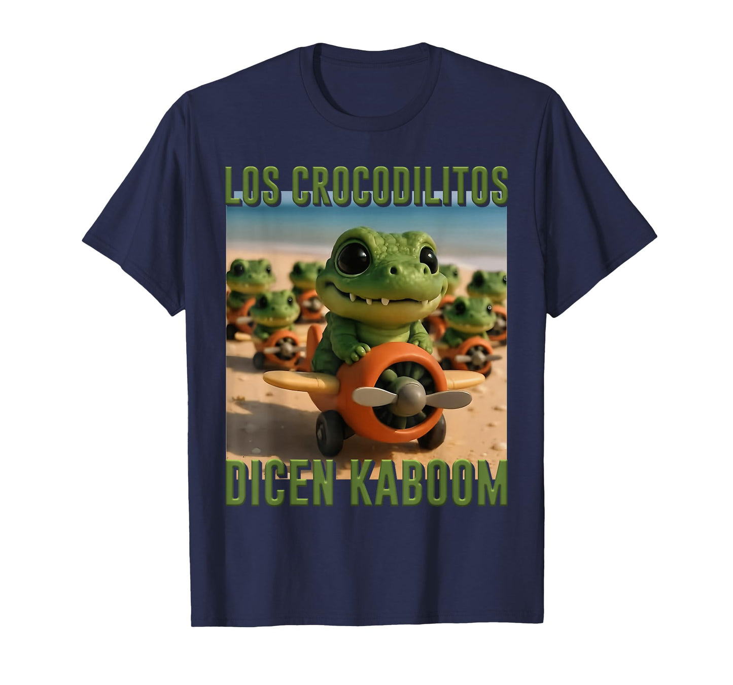 Trending AI Meme Italian Brainrot Crocodilitos Dicen Kaboom T-Shirt