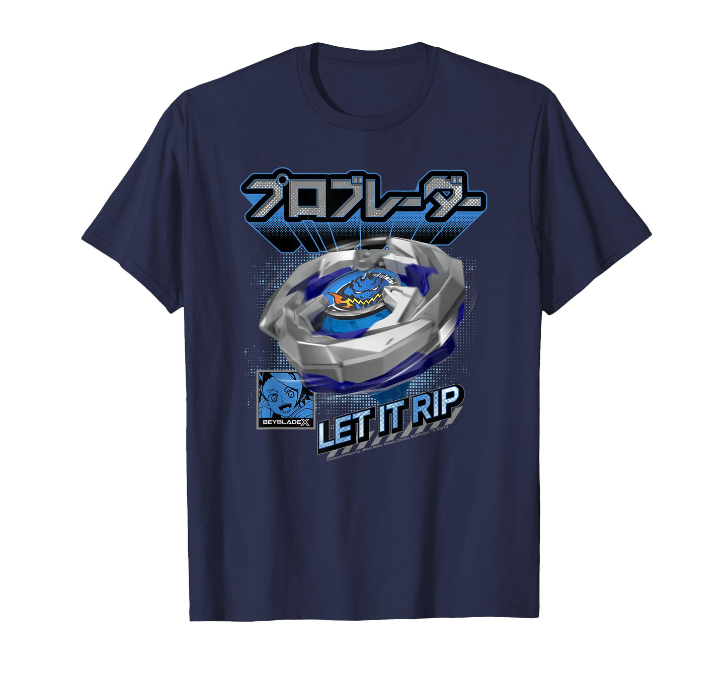 Beyblade X Pro Blader Jaxon Let It Rip T-Shirt