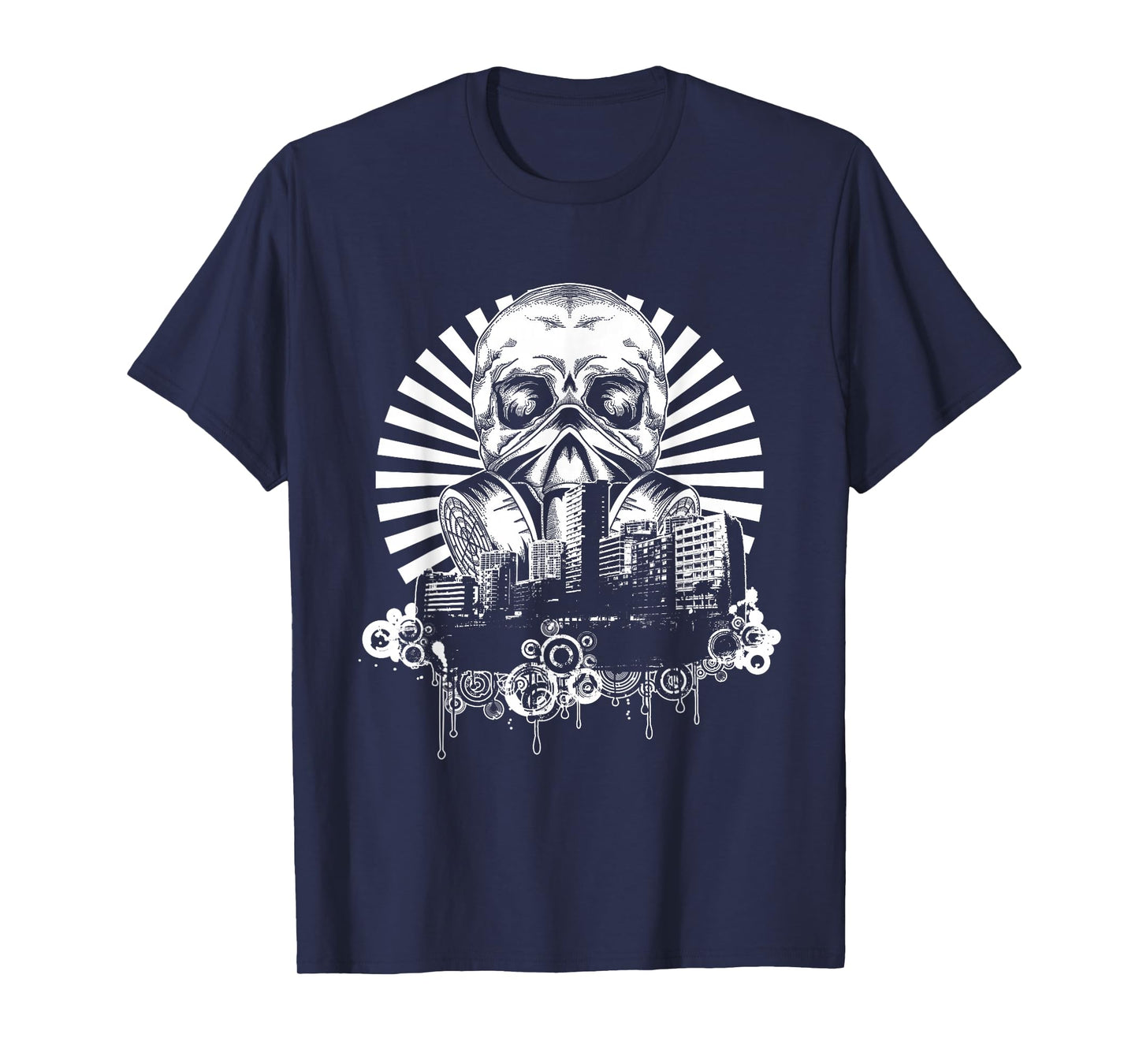Graffiti Art Urban Skull Gas Mask Graffiti Artist Rap Gift T-Shirt