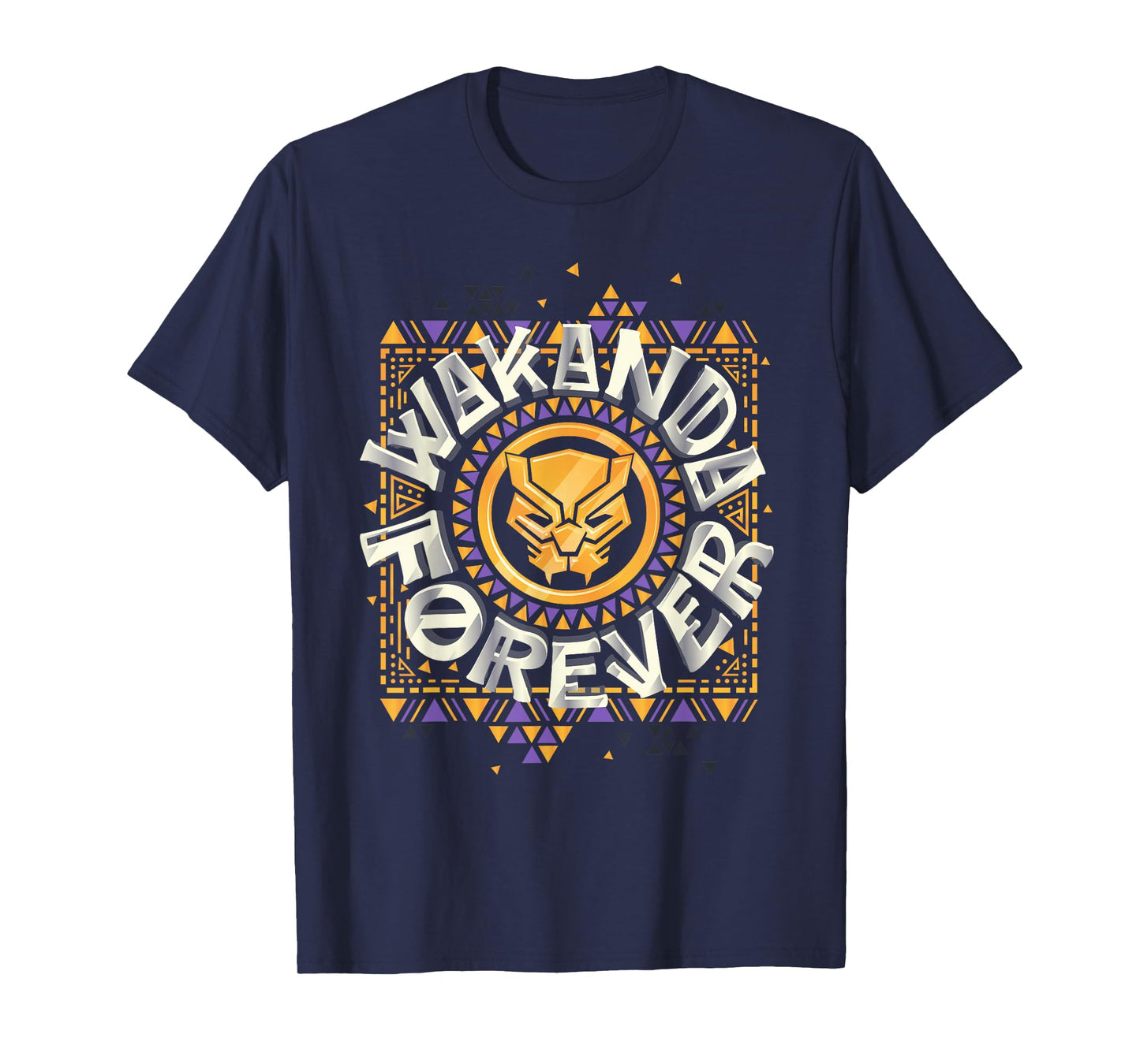 Marvel Black Panther Wakanda Forever Emblem T-Shirt T-Shirt