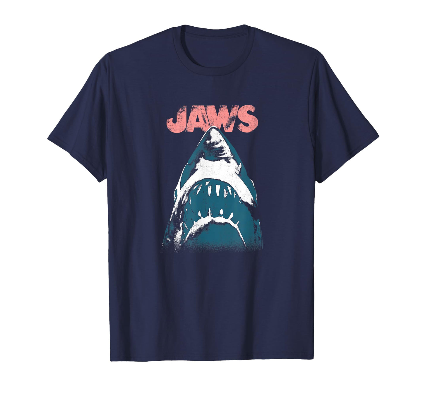 Jaws Distressed Poster Art T-Shirt
