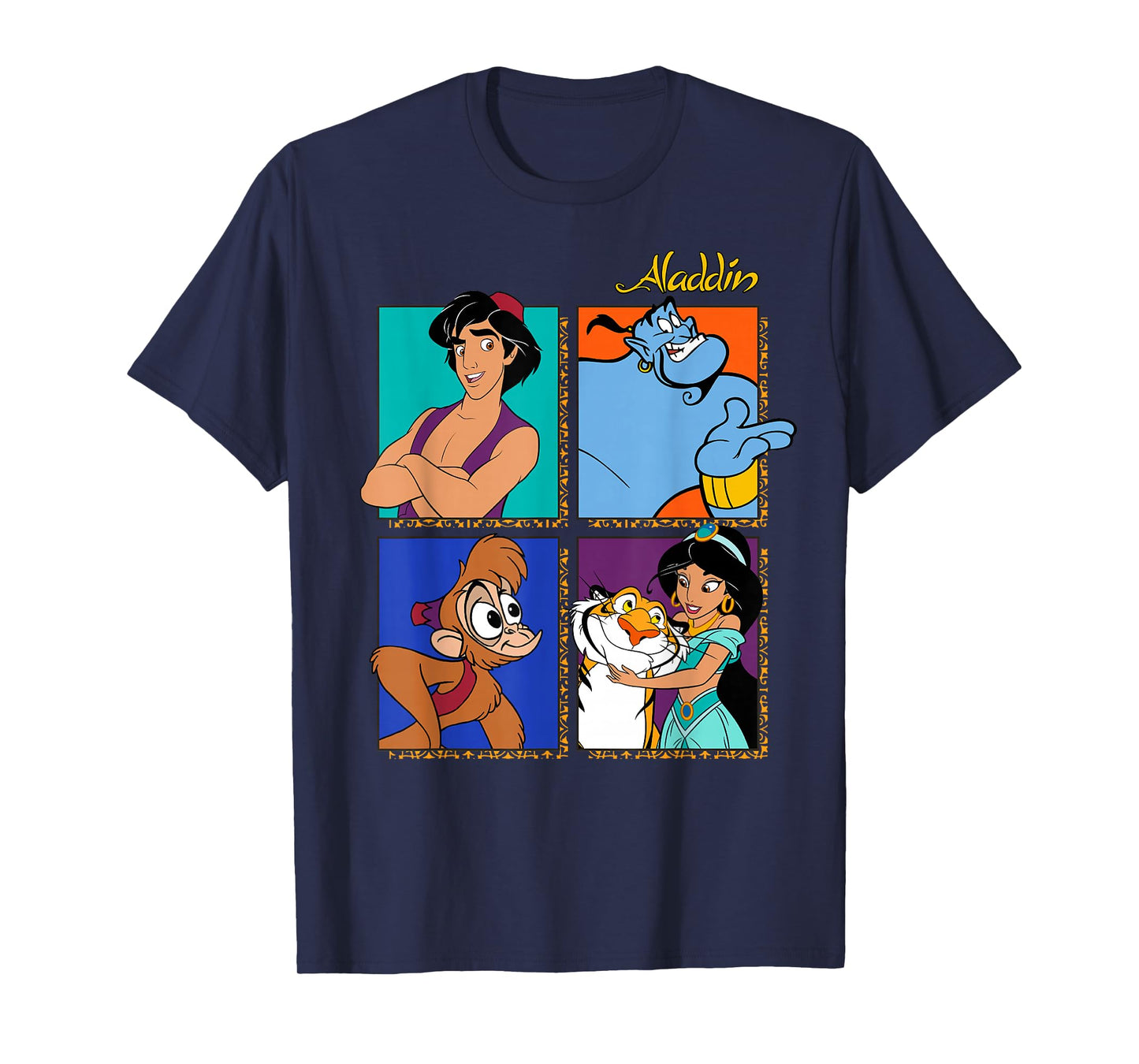 Disney Aladdin Group Shot Box Up T-Shirt