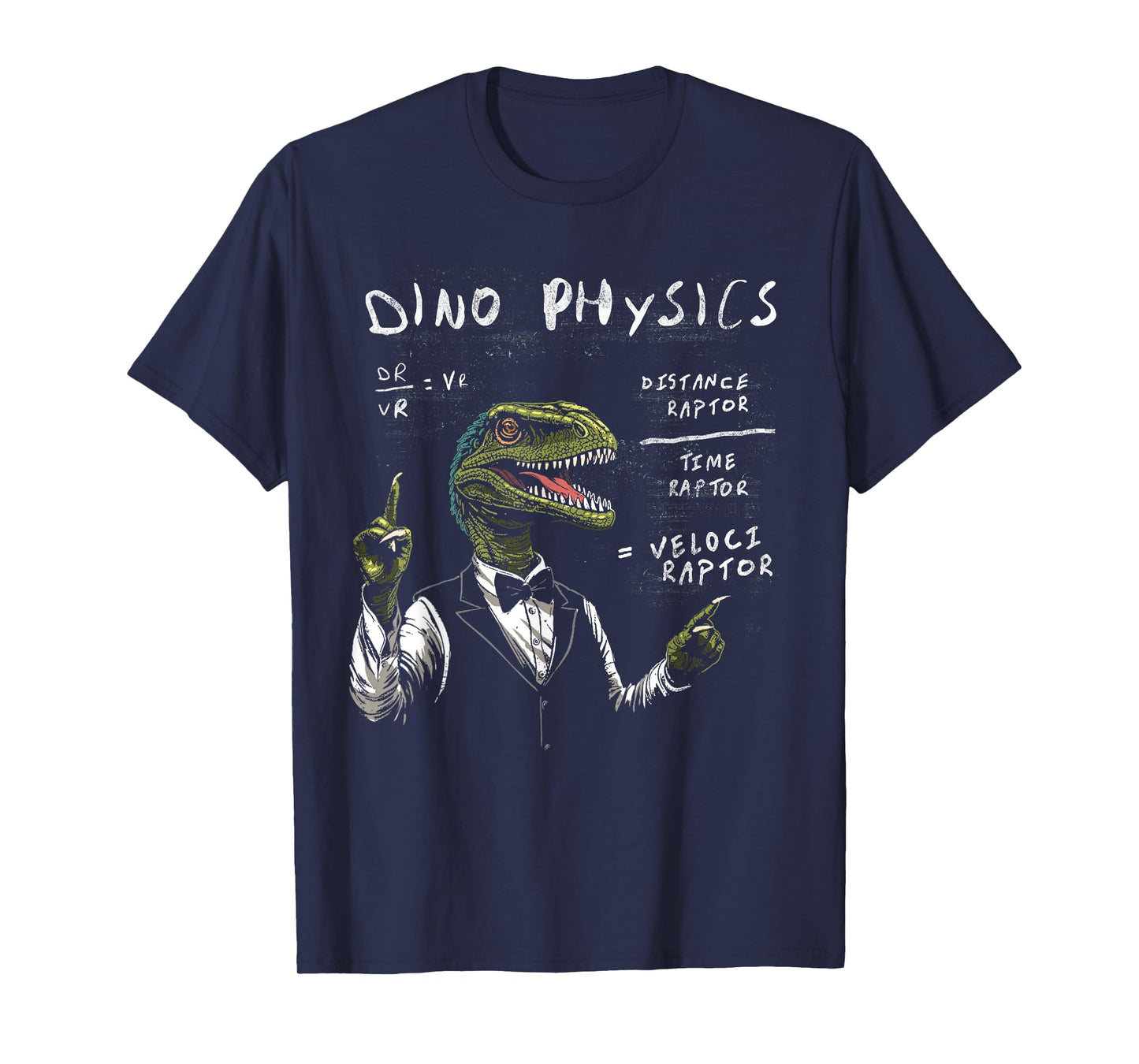 Velociraptor Physics Shirt Raptor Dinosaur Science Joke T-Shirt