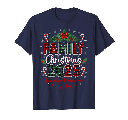 Family Christmas 2025 Matching Group Holiday Squad Xmas T-Shirt