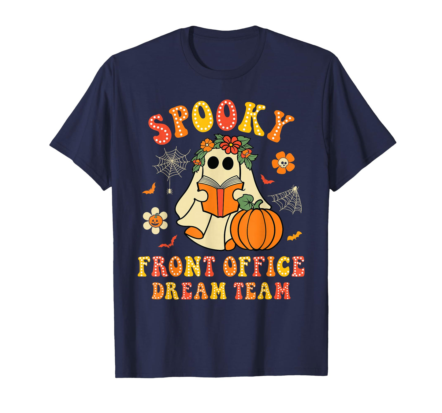 Administrative Assistant Spooky Front Office Team Halloween T-Shirt