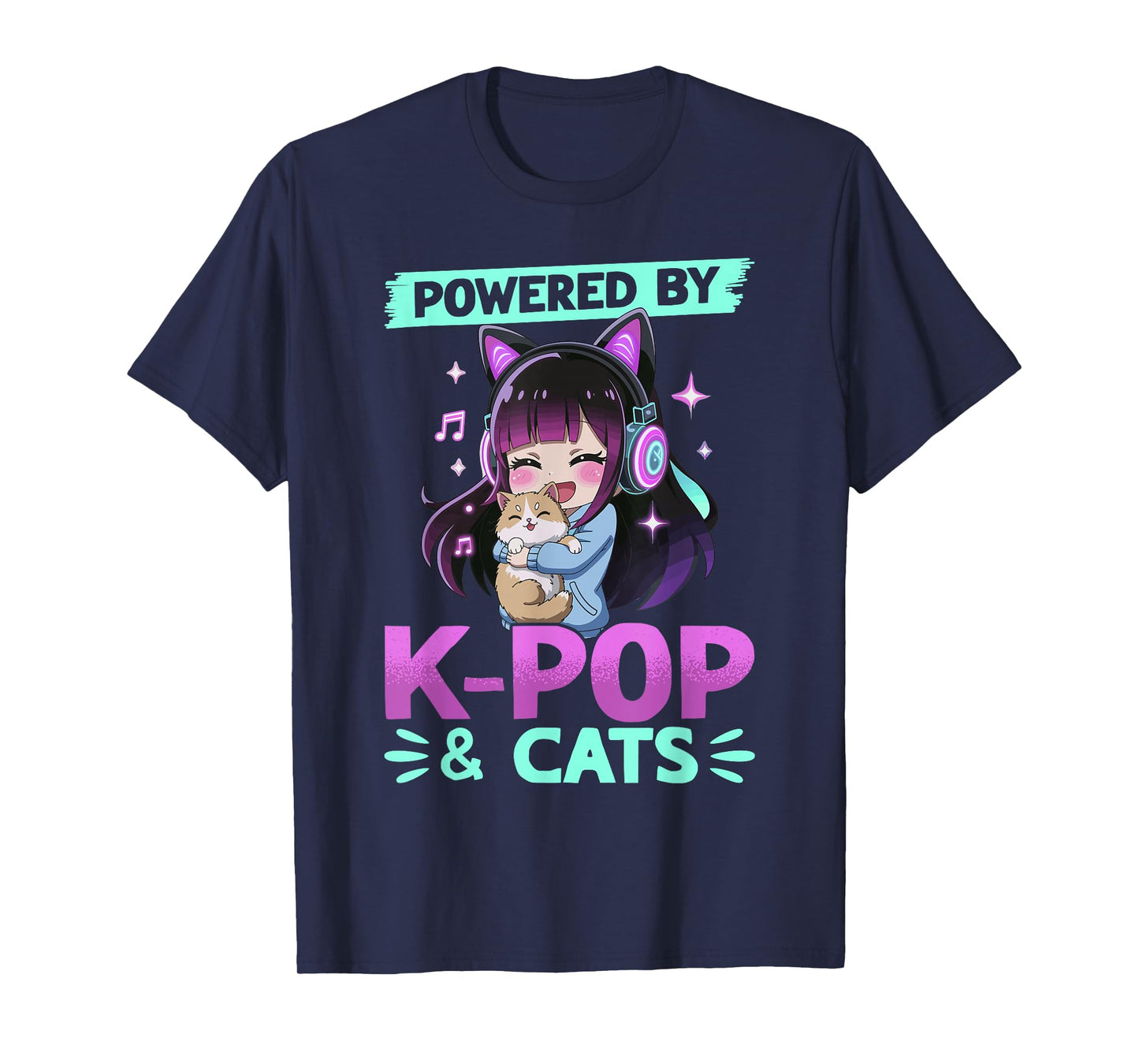 Anime K Pop & Cats Kawaii T-Shirt