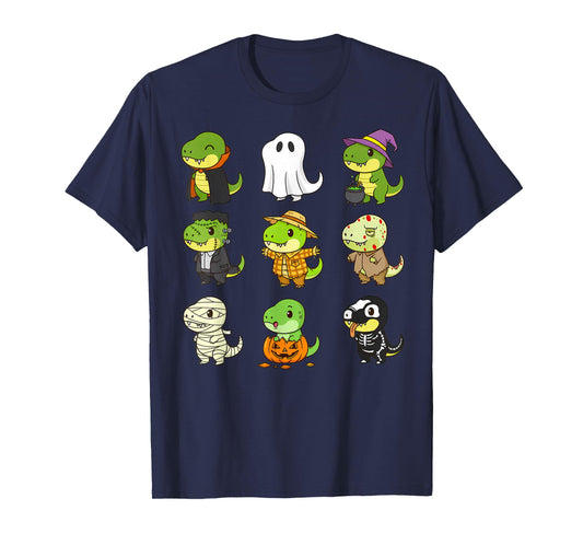 Cute T-Rex Spooky Halloween Costume Tyrannosaurus Dinosaur T-Shirt