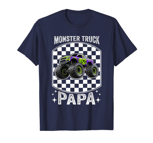 Monster Truck Dad Birthday Monster Truck T-Shirt