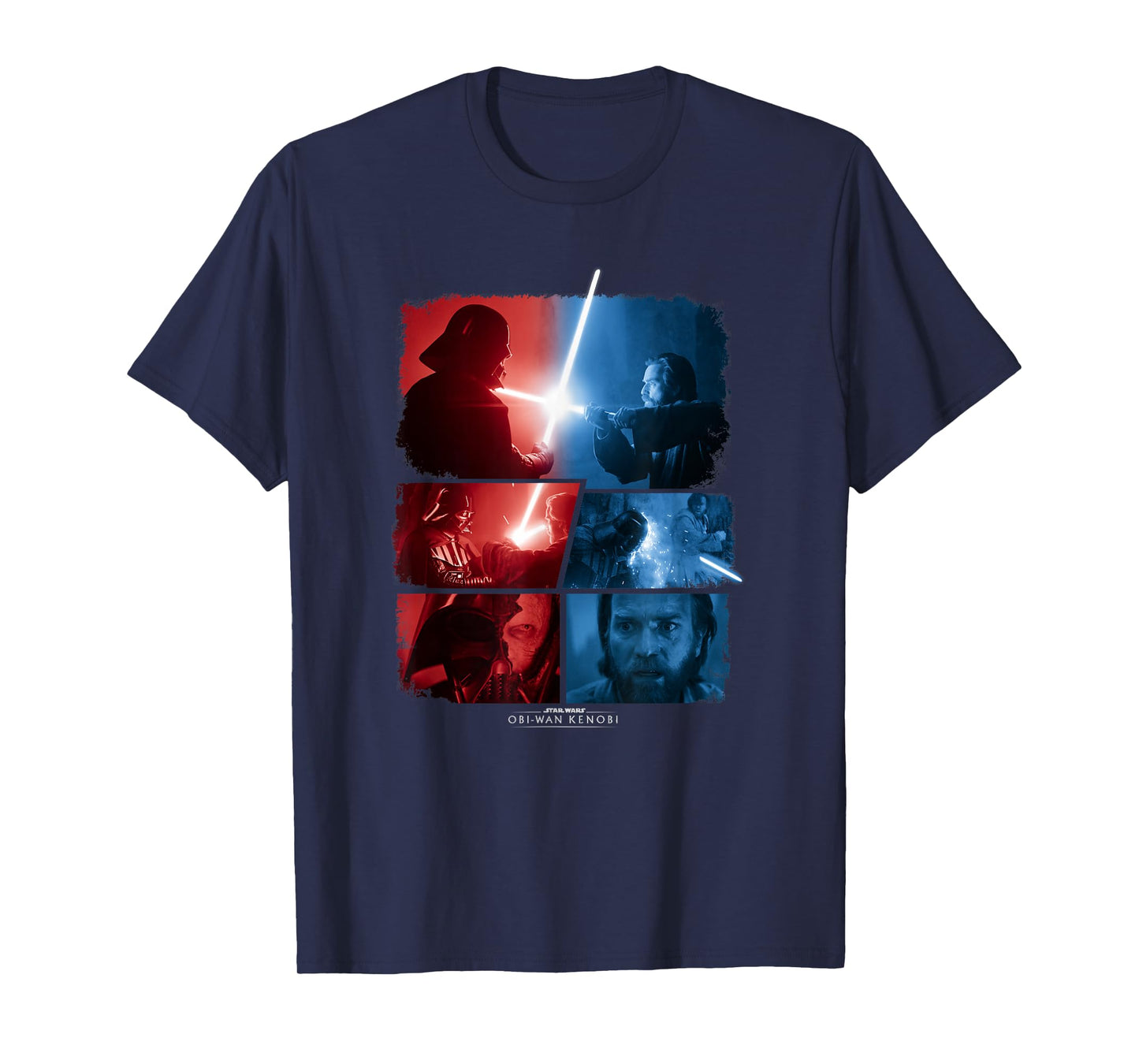 Star Wars: Obi-Wan Kenobi VS Darth Vader Lightsaber Battle T-Shirt