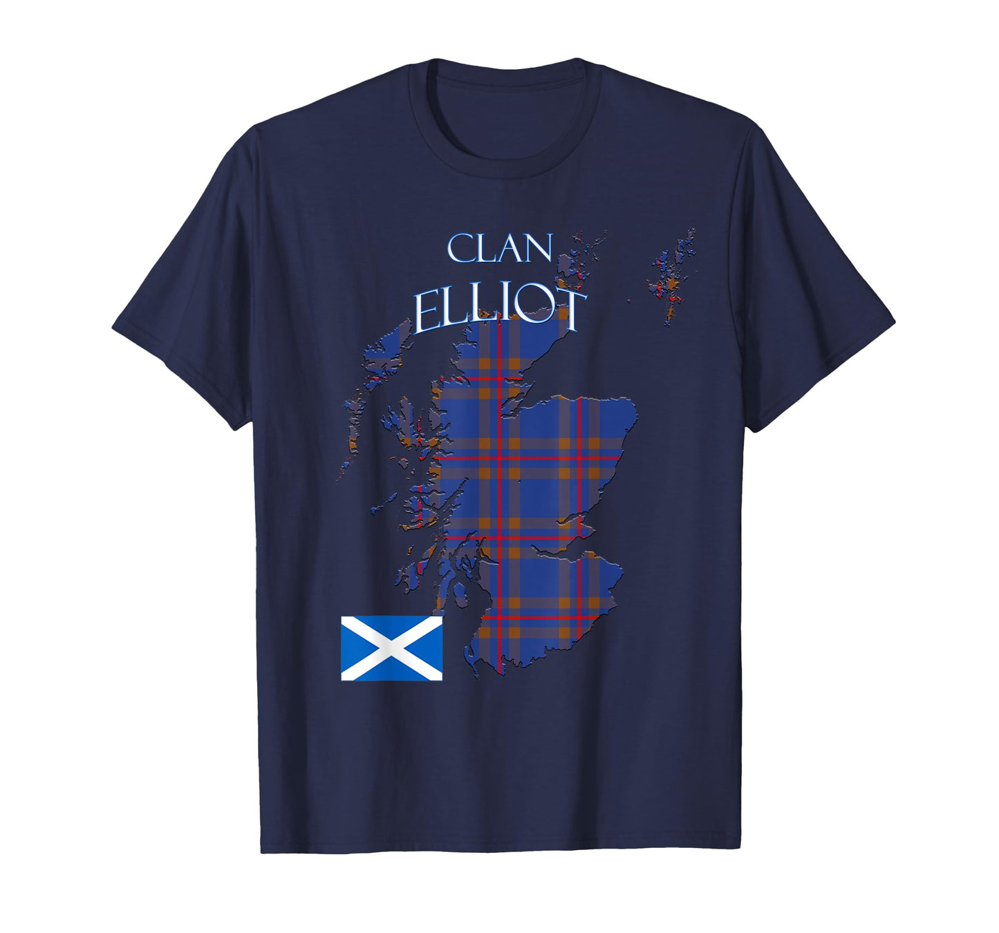Elliot Scottish Clan Tartan Scotland T-Shirt