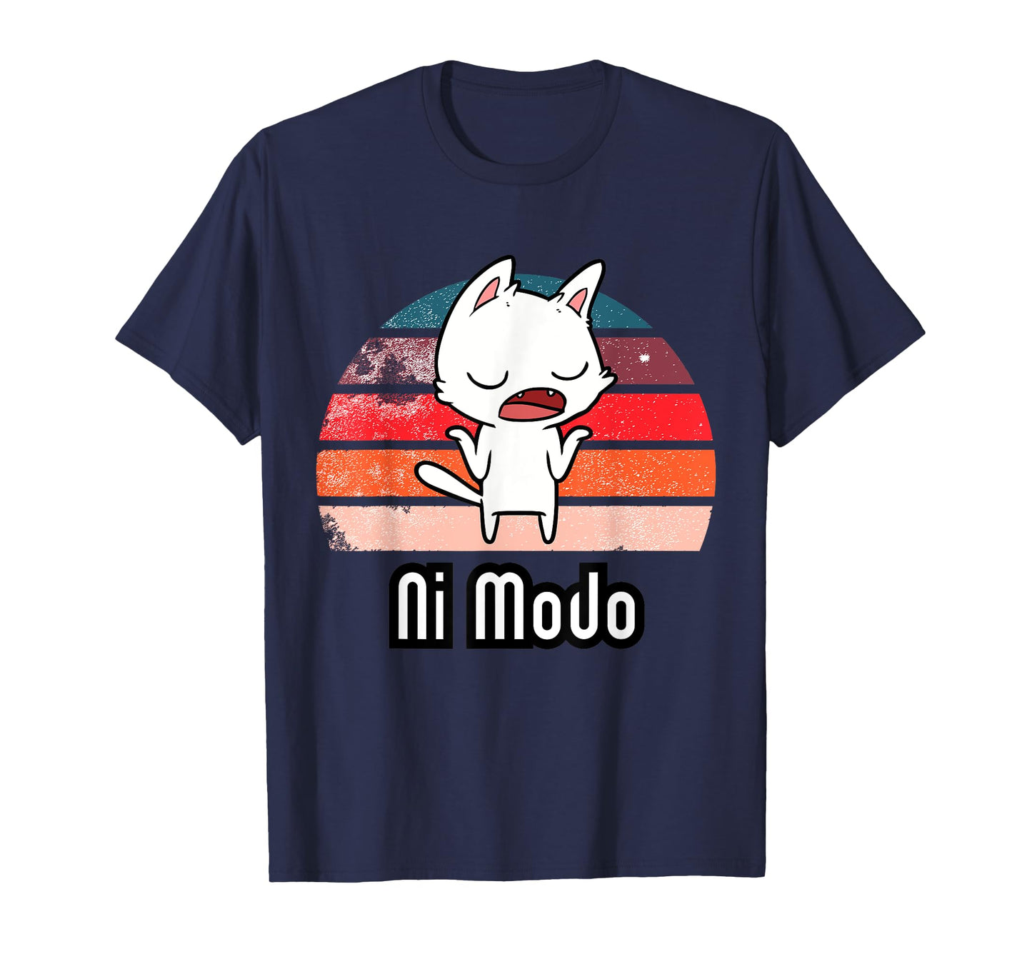 Ni Modo Shrugging Cat T-Shirt